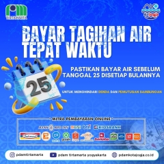 AYO BAYAR TAGIHAN AIR TEPAT WAKTU